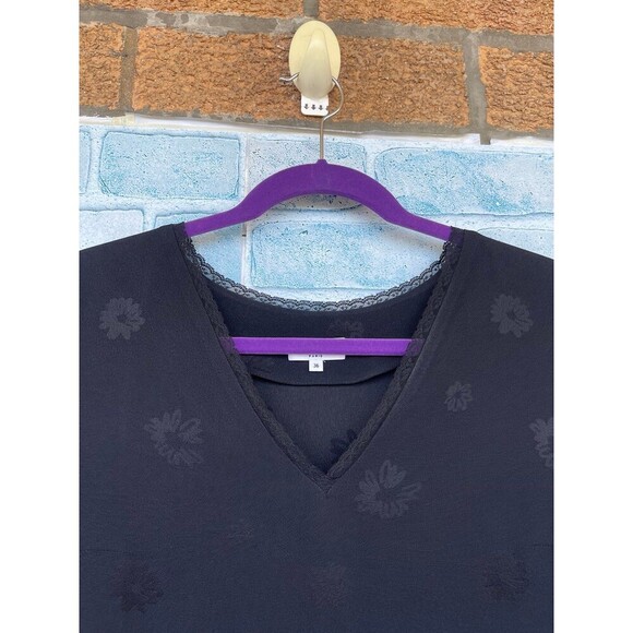 Claudie pierlot Paris black with floral undertones print size 36/6 - Picture 7 of 12